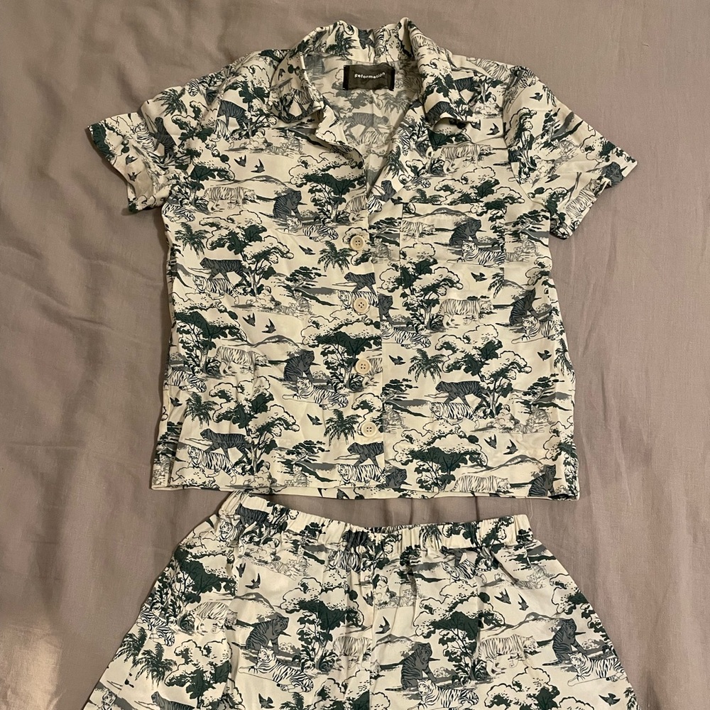 Reformation Tencel pajama set